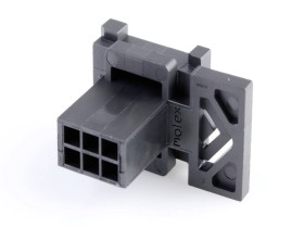 Molex Listwa kołkowa, męska, do wbudowania, standardowa Ilość pinów 6 443000600 1 szt. towar pakowany luzem