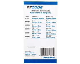 Oznacznik kablowy bez nadruku broszura WM BW 12 61726170