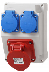 Rozdzielnica NT budowlana 1x32A 2x230V IP44 CB-50341