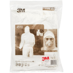 3M 4532&#x2B;WXL Protective suit 4532&#x2B; Size: XL White