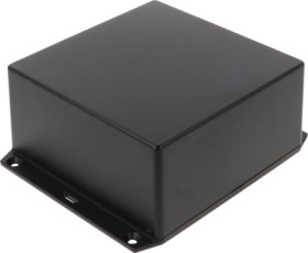 ABS enclosure, (L x W x H) 123 x 123 x 57 mm, black (RAL 9005), IP54, 1591XXUSFLBK