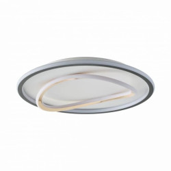 Plafon LENS LED 32W barwa ciepła w kolorze czarno-złotym do salonu - MX3889-1A-3BGT Zuma Line
