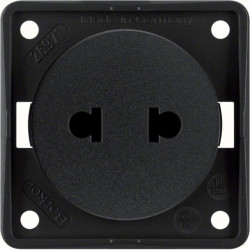 Integro Flow Gniazdo b/u /Standard Euro-Amerykański/ czarny mat 962572503