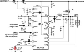 Standalone 1-3 cell Buck battery charger for Li-ion and Super capacitor