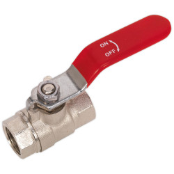 Sealey SA907 Ball Valve Lever 3/8&quot;BSP (F) x 3/8&quot;BSP (F)