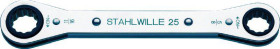 Stahlwille 41563638 25AN 5/8 X 11/16 RATSCHENRINGSCHLUESSEL Klucz oczkowy podwójny z grzechotką zestaw Rozmiar klucza (c