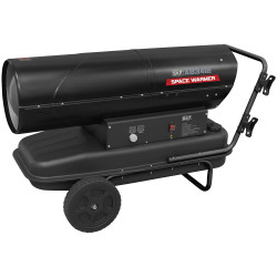 Sealey AB3412 Space Warmer&#xAE; Kerosene/Diesel Heater 340,000Btu/hr with Wheels