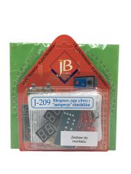 J-209 Mikroprocesorowy zegar cyfrowy z "analogowym" sekundnikiem - zestaw do montażu