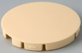 Front cap, beach, CK, for rotary knobs size 50, A3250004