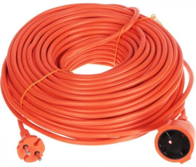 Przedłużacz ogrodowy PS-2X1.5-50M/ORANGE 50m