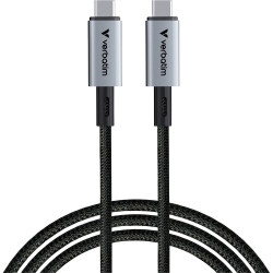Verbatim 31847 USB Cable Assemblies Black PVC 1m