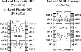 Low Noise Quad Op Amp