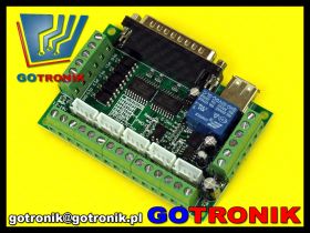 Sterownik CNC silnika krokowego 5 osi MACH3