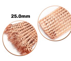 Oplot miedziany - plecionka miedziana 25mm 1metr