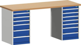 Stół warsztatowy Bott 41003518.11V, (S x W x G) 2000 x 940 x 750 mm