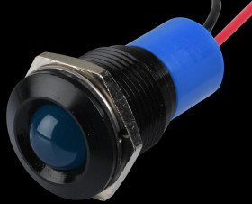 Q16P3BXXB12E Indicator LED, 12 V DC, 16 mm, wired, blue/BlC