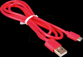 SC0731 Raspberry Pi - Micro USB (m) to USB Type A (m), 100cm, red
