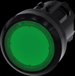 3SU1001-0AB40-0AA0 Illuminated pushbutton SIRIUS ACT, Ø 22 green