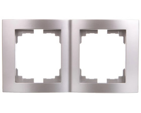 LOGI Ramka podwójna pionowa Srebrny 021520043 25240
