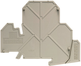 End plate for terminal block, 1839850000