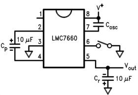 1.5-V to 10-V switched capacitor voltage converter