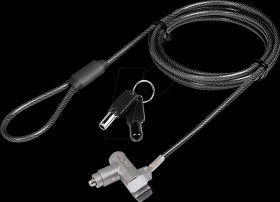NBS015 Laptop lock, key, 2 m