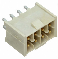 Wtyk PCB 6-pinowe raster: 2.54mm 2-rzędowe Samtec Przewlekany