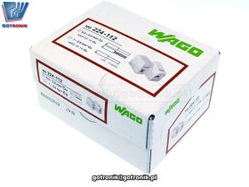 SzybkozĹÄczka oĹwietleniowa 2x 1-2,5mm2 biaĹa x100szt. WAGO 224-112