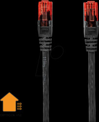 CCGL85900BK300 Outdoor patch cable, Cat.6, U/UTP, 30 m, black