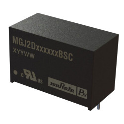 Przetwornica DC-DC, 2W, Uwe 21,6 → 26,4 V DC, Uwy 15V dc, Iwy 95mA, Murata Power Solutions
