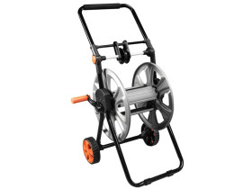 Wózek na wąż ogrodowy metalowy do 60 m węża 1/2" z prowadnicą węża 15-792 TOPEX