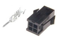 TMF04-W/2 Złącze mocy, wtyk na kabel - 4pin (z terminalami) raster gniazda: 3.0mm - opakowanie 2 sztuki