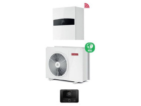 Pompa ciepła typu MONOBLOK 7,1kW 1F R32 wymiennik Galmet 200L zawór 3D Nimbus PLUS 50 M 3301847 ARISTON