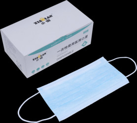 Disposable Face Mask - White - 50 Pcs