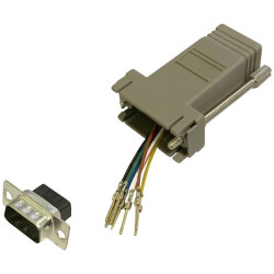 BKL 10121109 Adapter D-Sub 9-pin to RJ45 Socket single pack