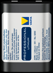 06203 301 401 VARTA Photo, 6 volt, 1600 mAh, 34x45mm