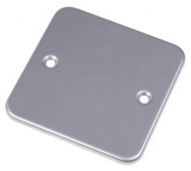 Zaślepka szara 1-drożna metalowa