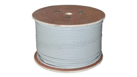 Kabel Utp Kat.6 U/Utp 4X2x0,57 B2ca Szary Lsoh Alantec 100M