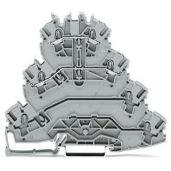 Wielorzędowa złączka szynowa WAGO poziomy: 4 14AWGWciskane TOPJOB S