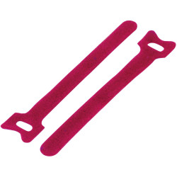 TruComponents 656397 Hook-and-loop cable tie 125mm x 12mm Red 20pcs