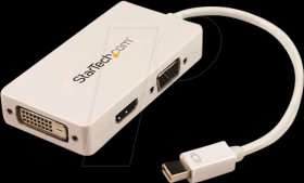 MDP2VGDVHDW DisplayPort adapter, Mini DP plug to VGA /HDMI / DVI