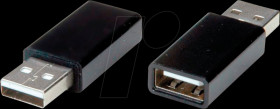 02.11.32 Data blocker USB-A -> USB-A, black