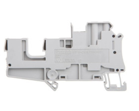 Złączka szynowa 4-przewodowa 4mm2 śrubowa/wtykowa szara UT 4-QUATTRO/ 2P 3060296 /50szt./