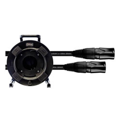 Cordial 15564 RJ45 Network Cable CAT 5e S/UTP 25.00 m Black PUR Coating 1 pc(s)