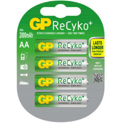 4 x akumulatorki R6/AA GP ReCyko+ 2000mAh