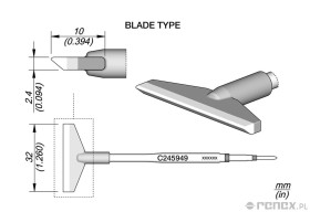 Grot C245949 do rączki JBC T245