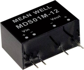 MW Mean Well MDS01L-15 Moduł przetwornicy DC/DC 67 mA 1 W Ilość wyjść: 1 x Content 1 szt.