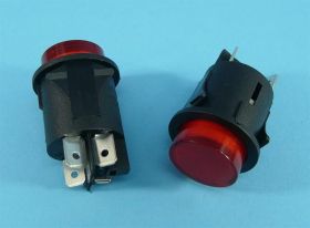 PBS-41Ar PRZEŁ.41mm RED BISTABILNY 12V