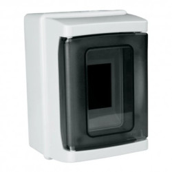 Rozdzielnica natynkowa HIGHT IP65 2 modułowa transparentne drzwi 940.02 M-L 4816