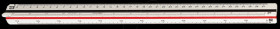 AR 1314/3 Triangular scale, 1:20/25/50/75/100/125